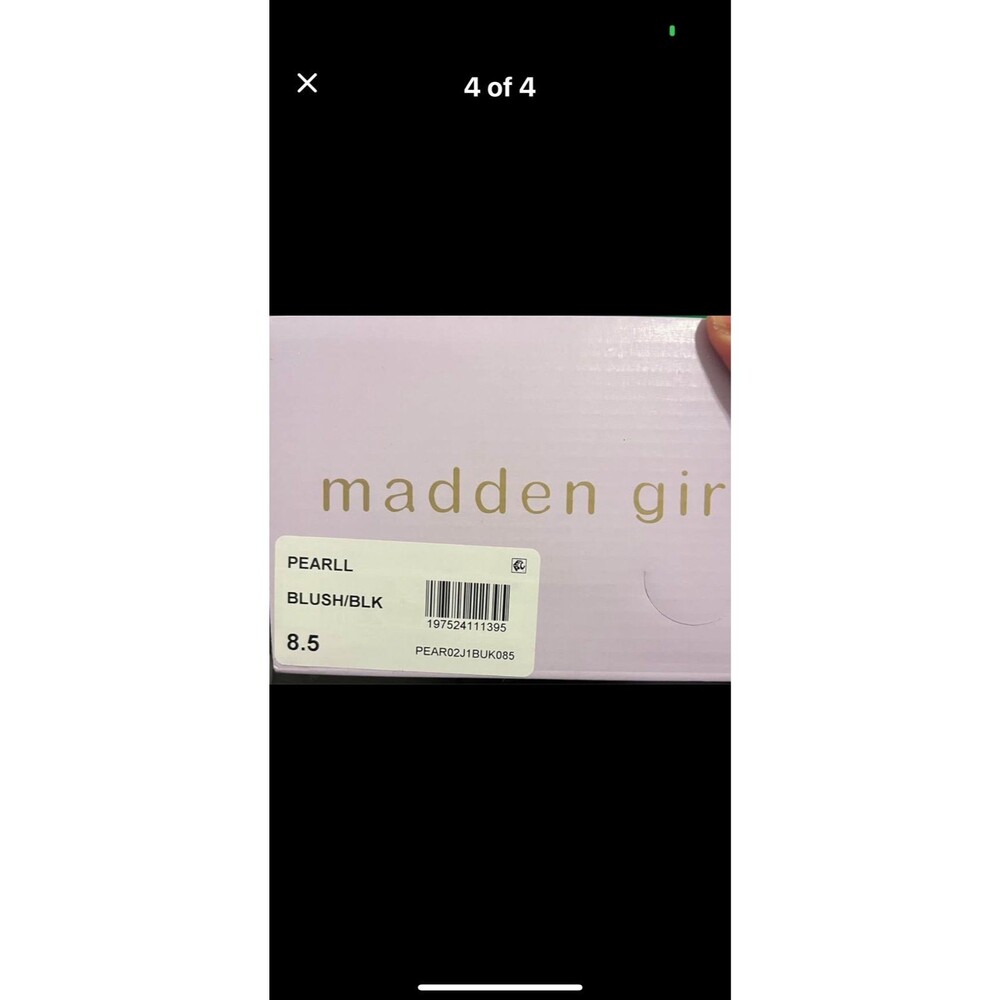 Madden Girl Women's Pearl Ballet Flat color Blush/Black - Picture 4 of 4
